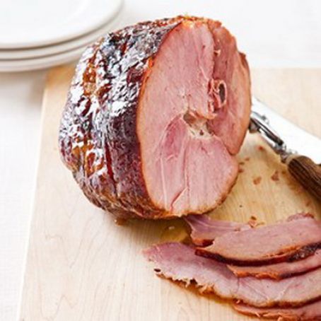 Slow Cooker Holiday Glazed Ham
